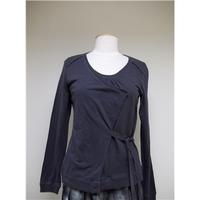 sandwich grey wraparound cotton jumpercardigan sandwich grey wraparoun ...