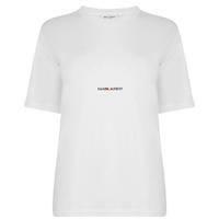 SAINT LAURENT Small Logo T Shirt