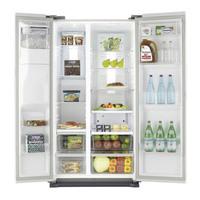 Samsung RS7667FHCWW American Fridge Freezer in White Ice Water 18 m A