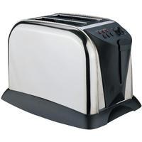 Satin Finish 2 Slice Stainless Steel Toaster