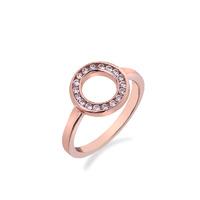 Saturno Rose Gold Plated Sterling Silver Ring