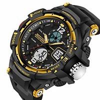 SANDA Men\'s Sport Watch Military Style Alarm Waterproof Sport Japanese Quartz Watches Shock Resistance Relogio Digital Wrist Watch