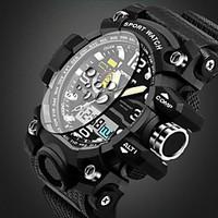 SANDA Men\'s Kids\' Sport Watch Military Watch Smart Watch Fashion Watch Wrist watchCalendar Water Resistant / Water Proof Alarm Luminous