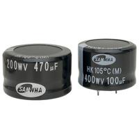 Samwha HK2G107M30020HC 100uf 400V 105deg Hk Snap-in Capacitor