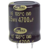 Samwha HE1E478M22025HA 4700uf 25V 105deg He Snap-in Capacitor