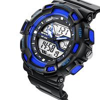 SANDA Couple\'s Smart Watch Sport Military Style Waterproof Sport Japanese Quartz Watches Shock Relogio Digital Watch