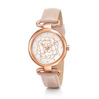 SANTORINI FLOWER CLASSY LIGHT PINK WATCH