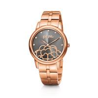 SANTORINI FLOWER HORIZON GREY & ROSE GOLD WATCH