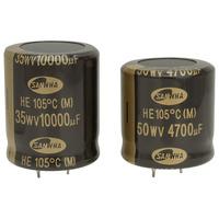 Samwha HE1E678M22030HA 6800uf 25V 105deg He Snap-in Capacitor