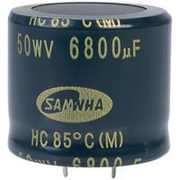 Samwha HC1H688M35030HA 6800uf 50V 85deg Hc Snap-in Capacitor