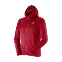 salomon fast wing hoodie m red