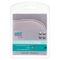 Safe and Sound - Travel Deluxe Eye Mask and Earplugs
