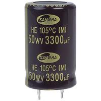 Samwha HE1H338M22035HA 3300uf 50V 105deg He Snap-in Capacitor