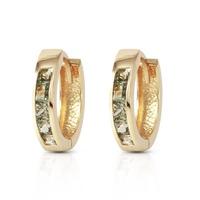 Sapphire Huggie Earrings 1.3ctw in 9ct Gold