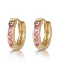 Sapphire Huggie Earrings 1.3ctw in 9ct Gold