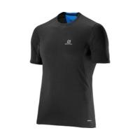 salomon trail runner ss tee m black