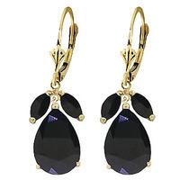 Sapphire Drop Earrings 9.3ctw in 9ct Gold