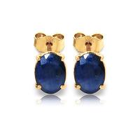 Sapphire Stud Earrings 2.0ctw in 9ct Gold