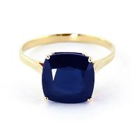 Sapphire Rococo Ring 4.83ct in 9ct Gold