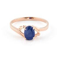 Sapphire Classic Desire Ring 1.0ct in 9ct Rose Gold