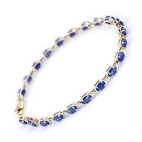 Sapphire Infinite Tennis Bracelet 8.0ctw in 9ct Gold