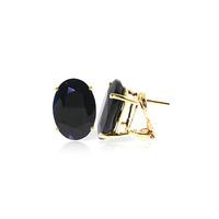 Sapphire Stud Earrings 17.0ctw in 9ct Gold