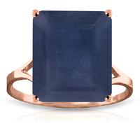 sapphire ring 70ct in 9ct rose gold