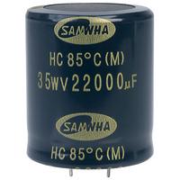 Samwha HC1V229M35040HA 22000uf 35V 85deg Hc Snap-in Capacitor