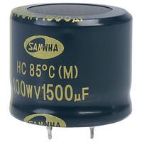 Samwha HC2A158M30025HA 1500uf 100V 85deg Hc Snap-in Capacitor