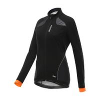 santini womens coral windstopper jacket orange l