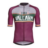 Santini Bergamo Collection Valcava Jersey - Burgundy - S