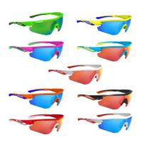 Salice 012 RW Sport Sunglasses - Turquoise/Red