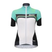 santini womens queen of the mountains jersey green l