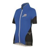 santini mearsey womens short sleeve jersey azure blue m