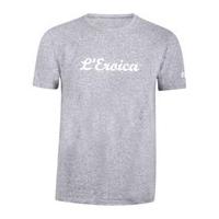 Santini L\'Eroica Stretch Cotton T-Shirt - Grey - XL