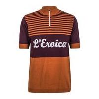 Santini L\'Eroica Gaiole 2015 Event Series Short Sleeve Jersey - Orange - XL