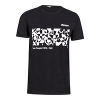 Santini Art Peugeot Team T-Shirt - Black - XXL