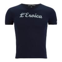 Santini L\'Eroica Kids\' Stretch Cotton T-Shirt - Dark Blue - 11 Years/XL