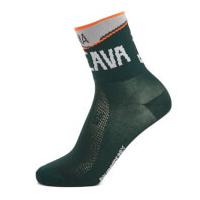 Santini Bergamo Collection Valcava Socks - Green - XL/XXL