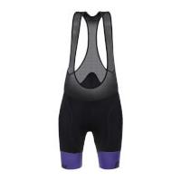 Santini Women\'s Wave Bib Shorts - Black/Purple - L