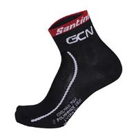 santini gcn coolmax socks black xs s