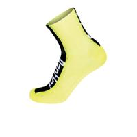 Santini Flag High Profile Coolmax Socks - Yellow - XL-XXL