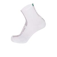 Santini Flag High Profile Coolmax Socks - White - M-L