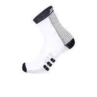 santini two medium profile socks black xs s