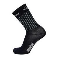 Santini Tour Down Under Glenelg Coolmax Socks 2017 - Black - XL/XXL