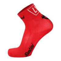 Santini La Vuelta 2017 El Infierno Angliru Coolmax Socks - Red - XXL