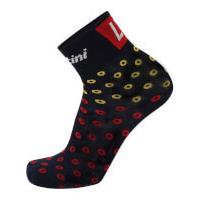 Santini La Vuelta 2017 Cero Coolmax Socks - Blue - XXL