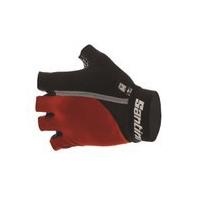 Santini Gel Mania Summer Mitts - Red - XS/S