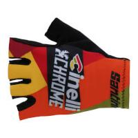 Santini Cinelli Chrome 17 Race Gloves - Yellow/Black - L