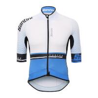 Santini Photon 3.0 Jersey - White/Blue - S